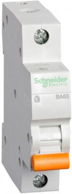 Автоматический выключатель Schneider Electric ВА63 1П 6A C 11201
