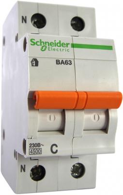 Автоматический выключатель Schneider Electric ВА63 1П+Н 40A C 11217