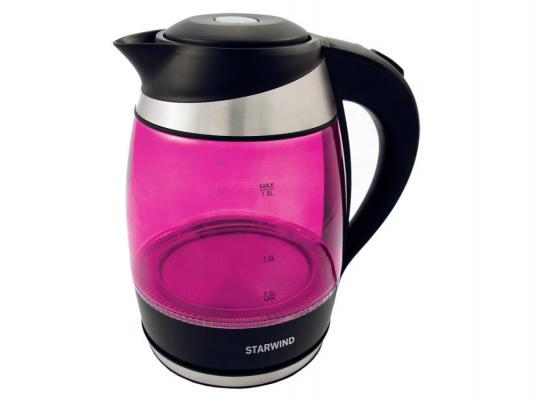 Чайник StarWind SKG2214 2200 Вт розовый 1.8 л стекло