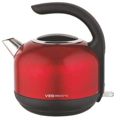 Чайник VES Electric H-100-R 2200 Вт красный 1.7 л металл