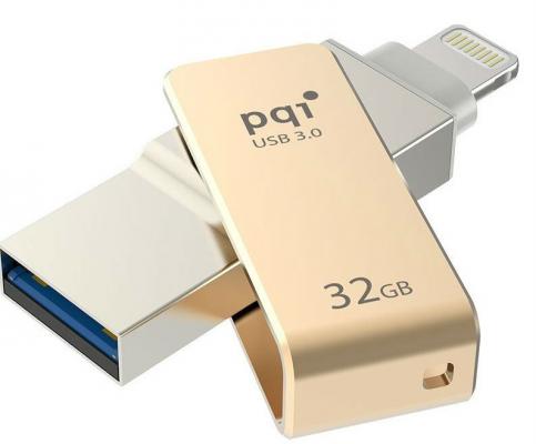 Флешка USB 32Gb PQI iConnect mini золотистый 6I04-032GR2001