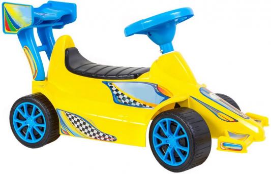 Каталка Rich Toys Гоночный Спорткар Super Sport 1 желтый от 10 месяцев пластик ОР894