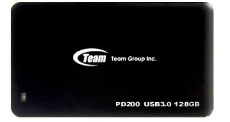Внешний жесткий диск 1.8" USB3.0 SSD 128Gb Team PD200 T8F2D2128GMC102 черный
