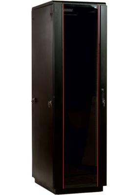 Шкаф напольный 42U ЦМО ШТК-М-42.6.8-1ААА-9005 600x800mm дверь стекло черный