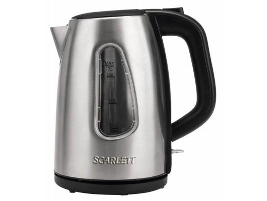 Чайник Scarlett SC-EK21S28 2200 Вт серебристый чёрный 1.7 л металл