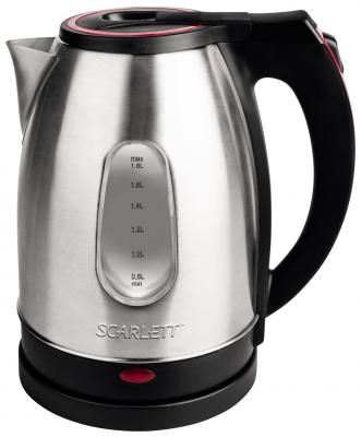 Чайник Scarlett SC-EK21S30 1500 Вт серебристый чёрный 1.8 л нержавеющая сталь