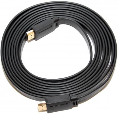 Кабель HDMI 3м 5bites APC-185-003 плоский черный