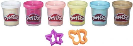 Набор для лепки Hasbro Play-Doh с конфетти 6 баночек от 3 лет B3423