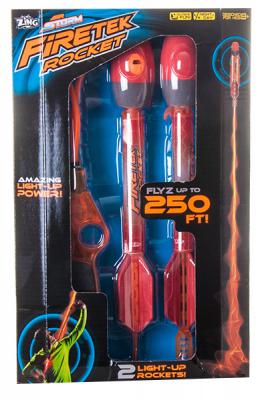Ракеты Zing с подсветкой красный для мальчика AS999 с пусковым устройством