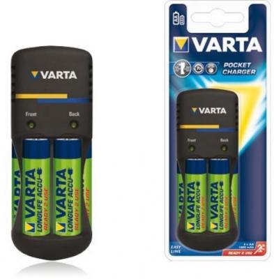 Зарядное устройство + аккумуляторы Varta Pocket Charger 2100 mAh AA/AAA 4 шт