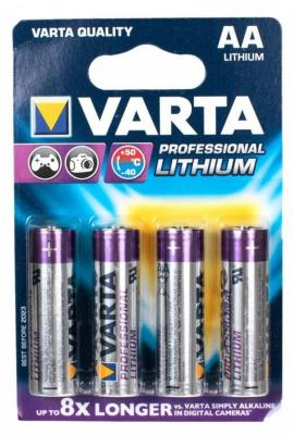 Батарейки Varta Professional Lithium AA 4 шт