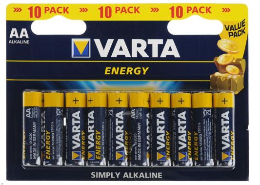 Батарейки Varta Energy AA 10 шт