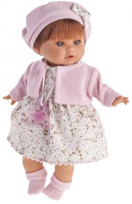Кукла Munecas Antonio Juan Кристиана в розовом 30 см плачущая 1338P