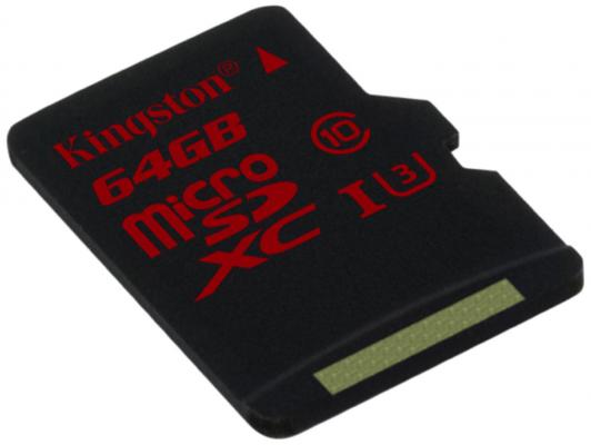 Карта памяти Micro SDXC 64GB Class 10 Kingston SDCA3/64GBSP