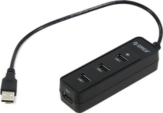 Концентратор USB 2.0 Orico W5P(H4)-U2-BK 4 x USB 2.0 черный