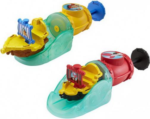 Пластмассовая игрушка для ванны Fisher Price Брызгалка Джейк и пираты Нетландии. Пиратские корабли CCY82 в ассортименте