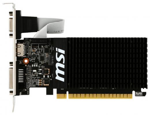 Видеокарта MSI GeForce GT 710 GeForce GT710 1GD3H LP PCI-E 1024Mb 64 Bit Retail