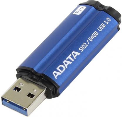 Флешка USB 64Gb A-Data S102P USB3.0 AS102P-64G-RBL синий