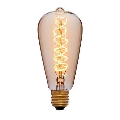 Лампа накаливания колба Sun Lumen ST64 F5 E27 40W 2200K 051-927