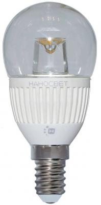 Лампа светодиодная шар Наносвет L142 E14 5W 2700K LC-P45CL-5/E14/827