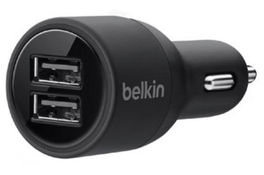 Автомобильное зарядное устройство Belkin F8J109btBLK 2 х USB 2.1A черный
