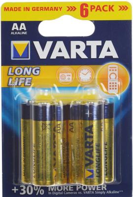 Батарейки Varta Longlife AA 6 шт