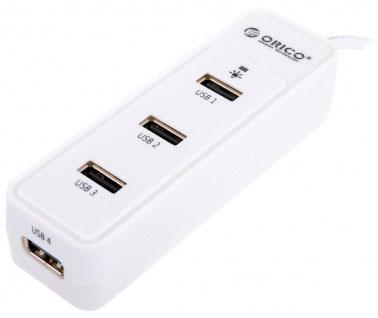 Концентратор USB 2.0 Orico W5PH4-U2-WH 4 x USB 2.0 белый