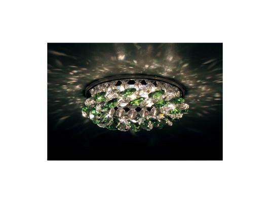 Встраиваемый светильник Donolux DL061.02.1/8 crystal/emerald