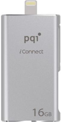 Флешка USB 16Gb PQI iConnect серебристый 6I01-016GR1001