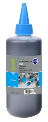 Чернила Cactus CS-EPT6732-250 для Epson L800/L810/L850/L1800 голубой 250мл