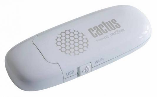 Флешка Wi-Fi 8Gb Cactus iShowDrive CS-ISHOWDRIVE-8GB белый
