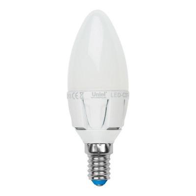Лампа светодиодная свеча Uniel Palazzo E14 6W 4500K LED-C37-6W/NW/E14/FR ALP01WH