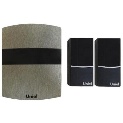 Звонок дверной беспроводной Uniel серебристый UDB-004W-R1T2-32S-100M-DS