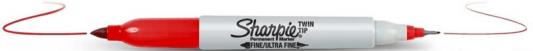 Маркер перманентный Paper Mate SHARPIE TWIN TIP, 1 мм красный PM-S0811110