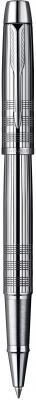 Ручка-роллер Parker IM Premium T222 Shiny Chrome CT черный хромированные детали, F S0908650