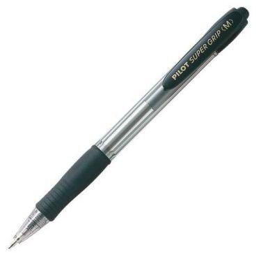 Шариковая ручка Pilot Supergrip черный 1 мм BPGP-10R-M-B BPGP-10R-M-B