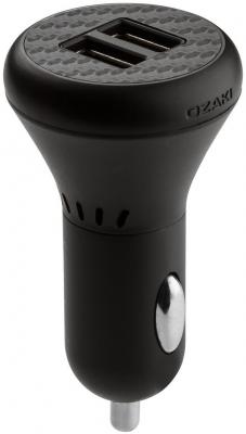 Автомобильное зарядное устройство Ozaki O!tool 4.2 Amp 2 х USB 2.1A черный OT281CBK