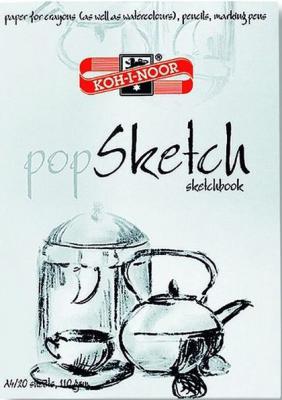 Папка для рисования Koh-i-Noor POP SKETCH A4 20 листов 9920001