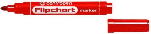 Маркер Centropen FLIPCHART 2.5 мм красный 8550/1К