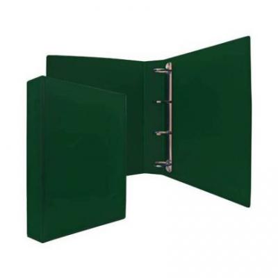 Папка-файл на 4 кольцах, зеленая, PVC, 50 мм, диаметр 35мм 08-2765-2/ЗЕЛ