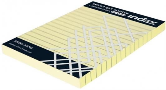 Бумага для заметок разлинованная с липким слоем, 100 листов, 102х150 мм, желтая I437808