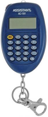 Калькулятор карманный Assistant AC-1191BL 8-разрядный  AC-1191BL
