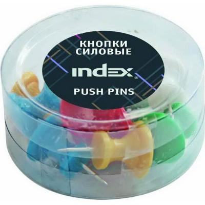 Кнопки силовые Index "Кнопка" 10 шт 26 мм разноцветный