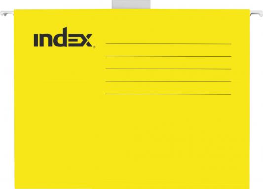 Подвесная папка INDEX, ф. А4, жёлтая, с табулятором ISF01/A4/YE