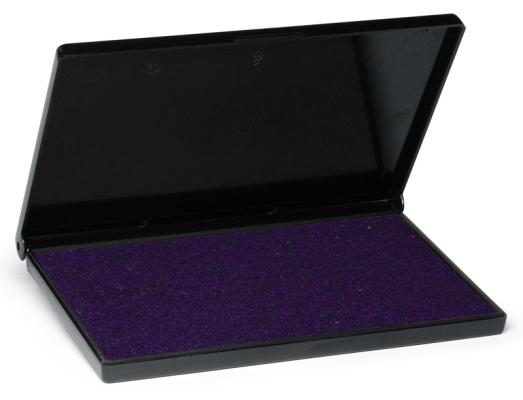 Штемпельная подушка, фиолетовая, разм. 11х7 см 9052/Ф
