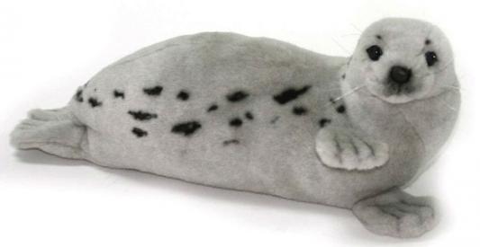 Мягкая игрушка тюлень Hansa Гренландский тюлень искусственный мех серый 38 см 4054