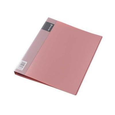 Папка с прижимным механизмом, ф. А4, цвет розовый, материал полипропилен, вместимость 120 листов 0410-0014-13