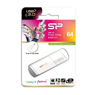 Флешка USB 64Gb Silicon Power Blaze B06 SP064GBUF3B06V1W белый