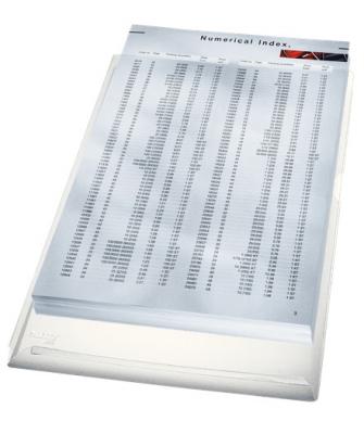 Папка уголок LEITZ с расширением на 20см, 200 мк, прозрачная, цена за штуку 40563003