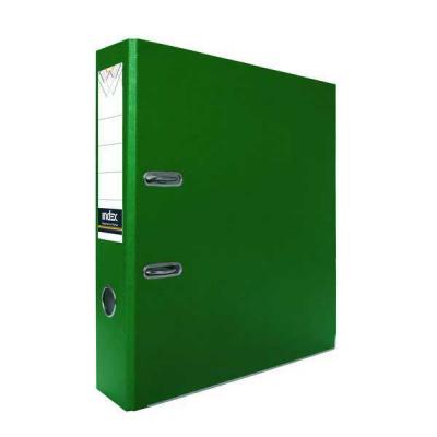 Папка-регистратор с покрытием PVC, 50 мм, А4, зеленая IND 5/30 PVC ЗЕЛ